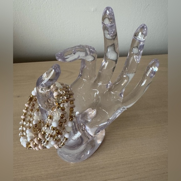 New York & Company Beaded Multi-Strand Stretch Bracelet - Picture 7 of 10